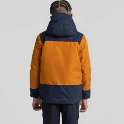 Nephin Jacke für Kinder | Pumpkin Spice / Blue Navy