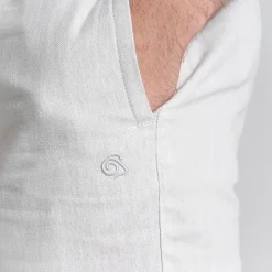 NosiBotanical Buck Shorts für Herren | Silver Cloud