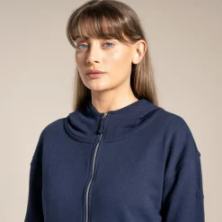 Nosibotanical Eden Kapuzenjacke für Damen | Blue Navy