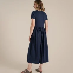 Nosibotanical Ember-Longline-Kleid für Damen | Blue Navy