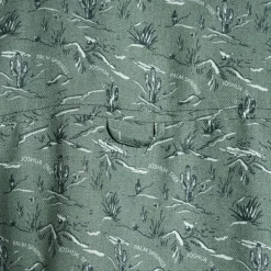 NosiBotanical Hula Hemd mit kurzem Ärmel | Spruce Green Print