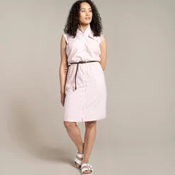 NosiBotanical Nicolet Kleid für Damen | Pink Clay Stripe