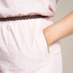 NosiBotanical Nicolet Kleid für Damen | Pink Clay Stripe