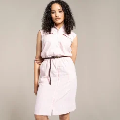 NosiBotanical Nicolet Kleid für Damen | Pink Clay Stripe