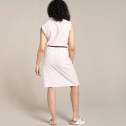 NosiBotanical Nicolet Kleid für Damen | Pink Clay Stripe
