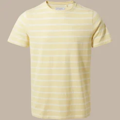 NosiBotanical Sten T-Shirt für Herren | Papyrus Stripe