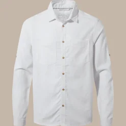 NosiBotanical Villar Hemd mit langem Ärmel | White