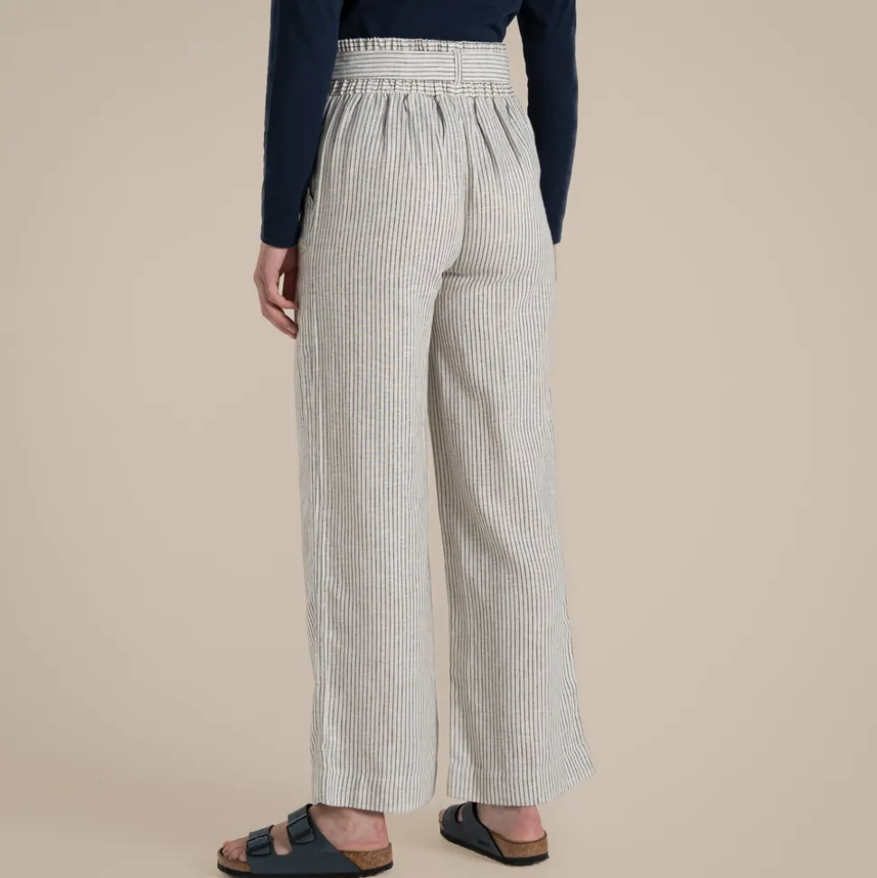Nosibotanische Ophelia-Hose für Damen | Stone Stripe