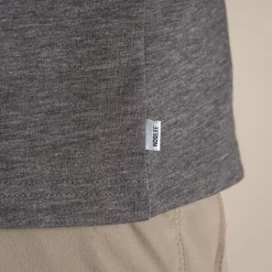 Nosilife Abel Langarm-T-Shirt für Herren | Black Pepper Marl