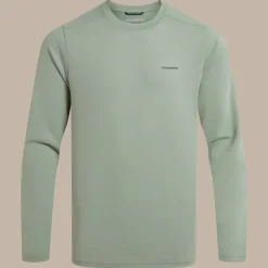 Nosilife Abel Langarm-T-Shirt für Herren | Lichen Green