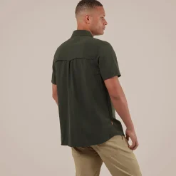 NosiLife Adventure II Hemd mit kurzem Ärmel | Dark Khaki