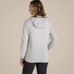 NosiLife Afia Kapuzenjacke für Damen | Light Grey Marl