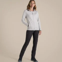 NosiLife Afia Kapuzenjacke für Damen | Light Grey Marl