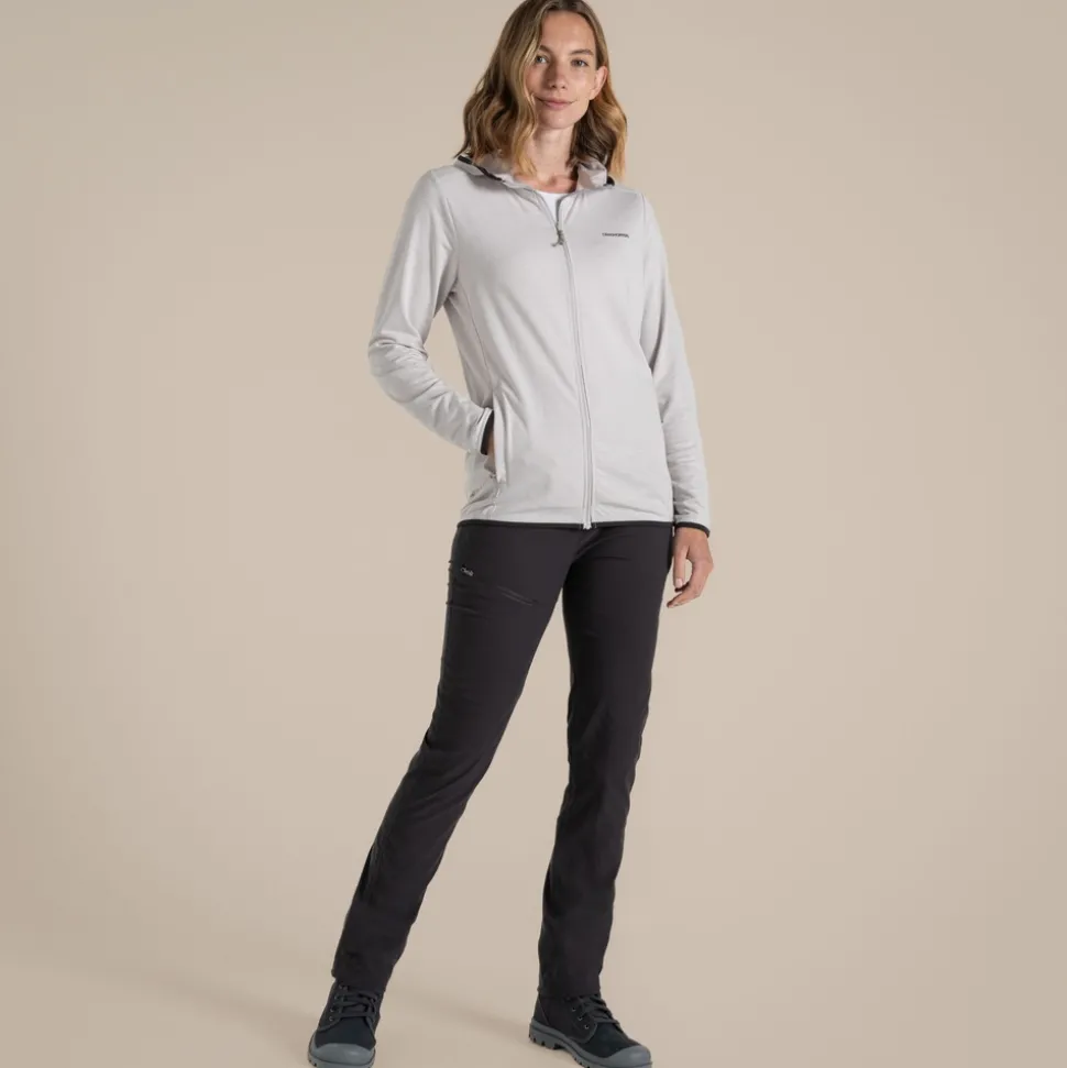 NosiLife Afia Kapuzenjacke für Damen | Light Grey Marl