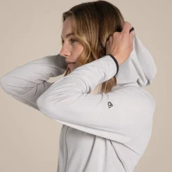 NosiLife Afia Kapuzenjacke für Damen | Light Grey Marl