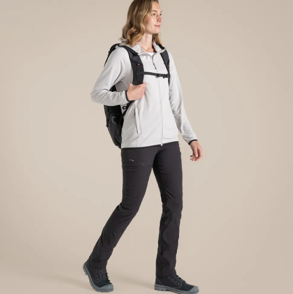 NosiLife Afia Kapuzenjacke für Damen | Light Grey Marl