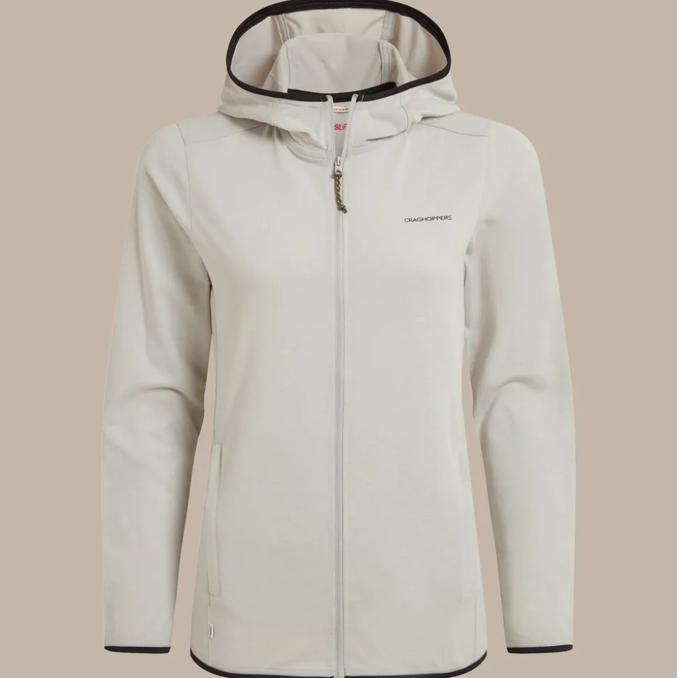 NosiLife Afia Kapuzenjacke für Damen | Light Grey Marl