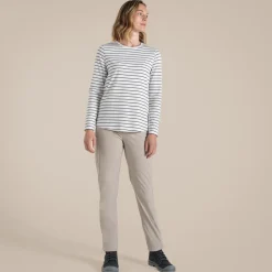 NosiLife Akona Langarmshirt für Damen | Blue Navy Stripe