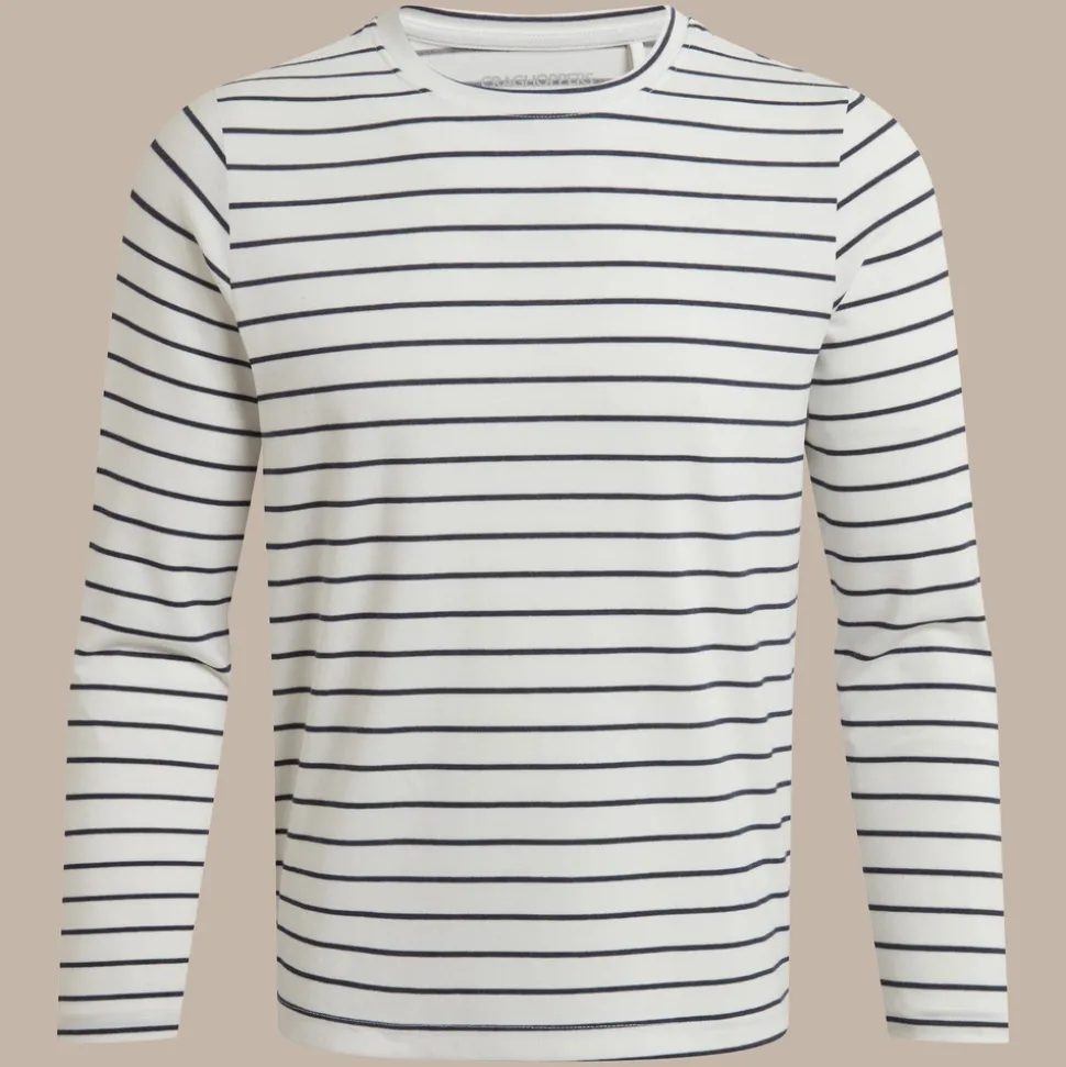 NosiLife Akona Langarmshirt für Damen | Blue Navy Stripe