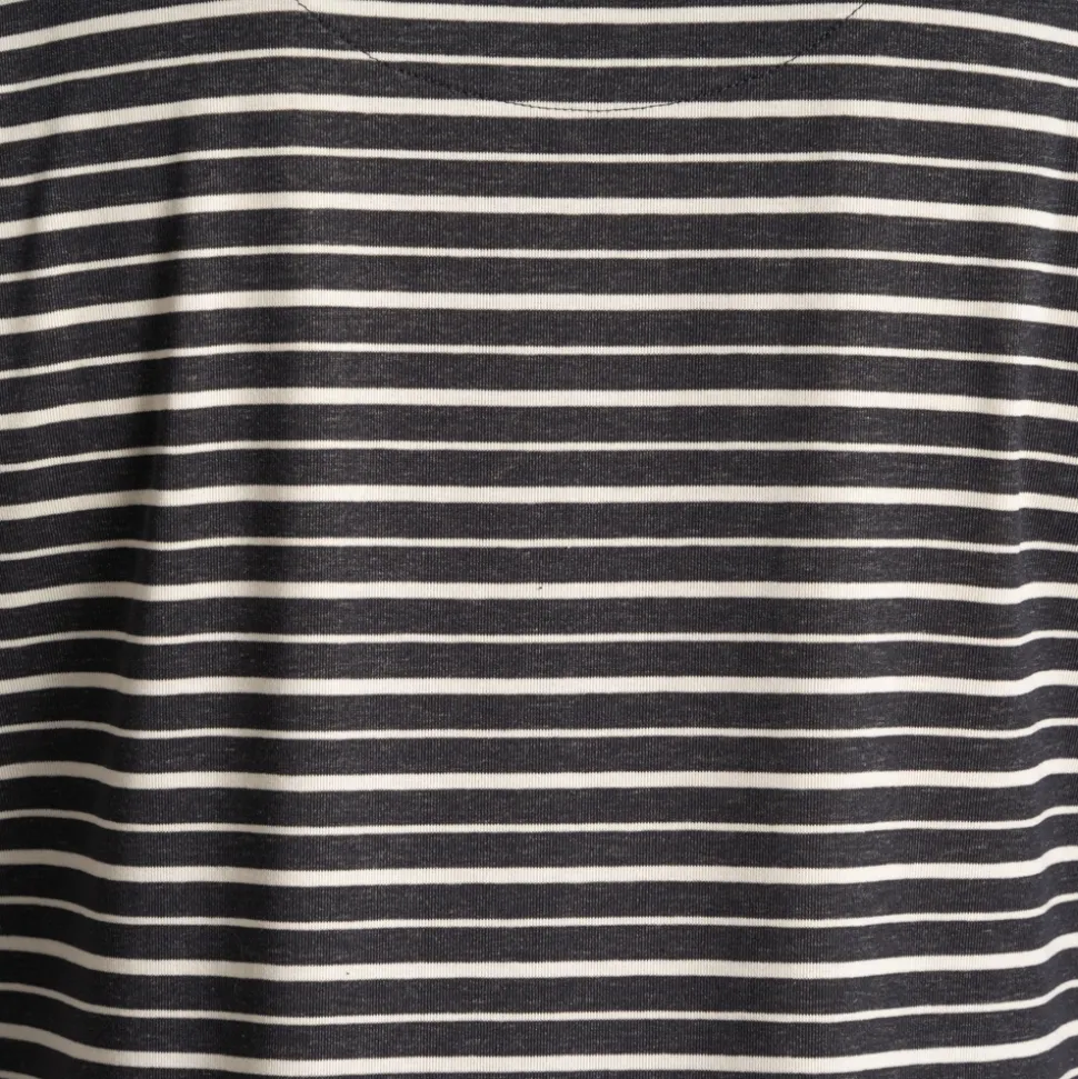 NosiLife Akona Langarmshirt für Damen | Charcoal Stripe