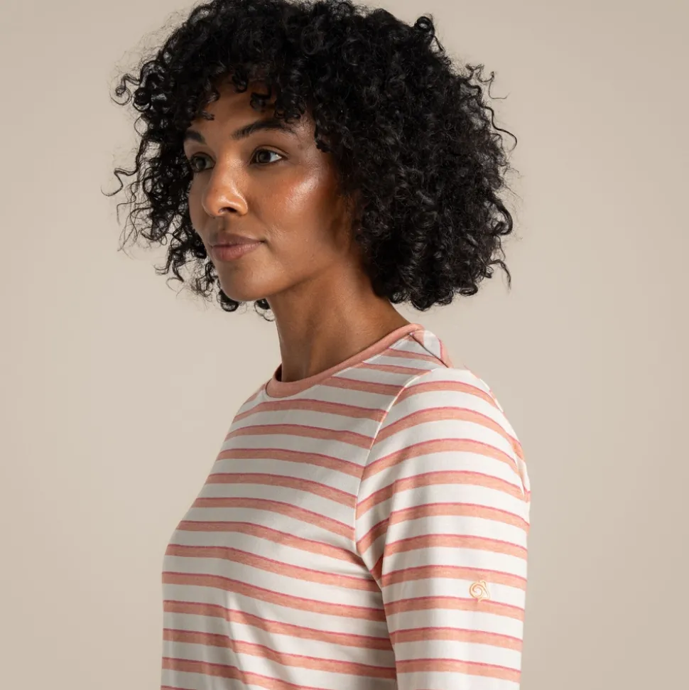 NosiLife Akona Langarmshirt für Damen | Clay Stripe