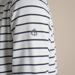 Nosilife Cruz Langarm-T-Shirt für Kinder | Blue Navy Stripe