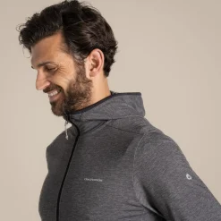 NosiLife Deft Kapuzenjacke für Herren | Black Pepper Marl