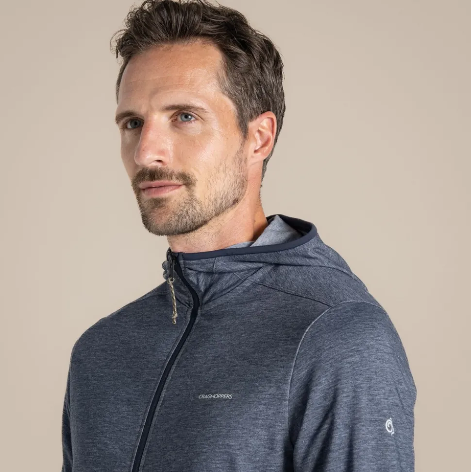 NosiLife Deft Kapuzenjacke für Herren | Blue Navy Marl