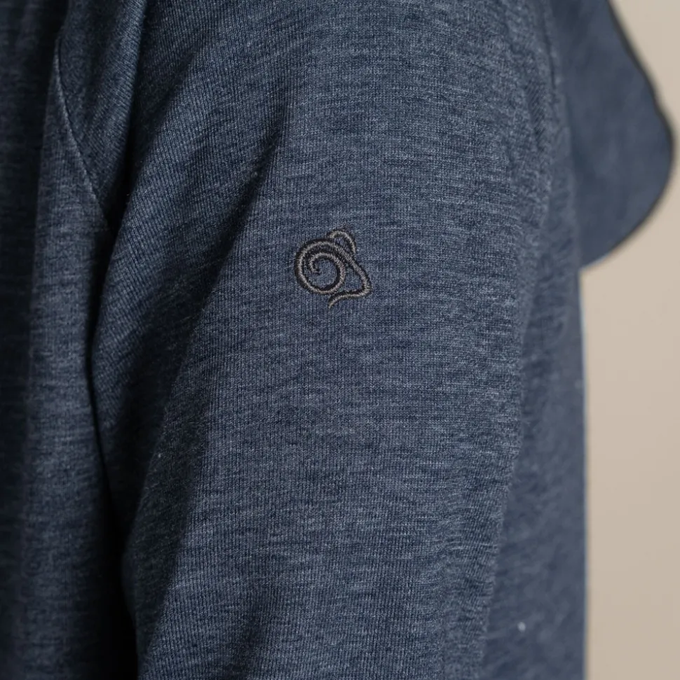 Nosilife Frey Kapuzenjacke für Kinder | Blue Navy Marl