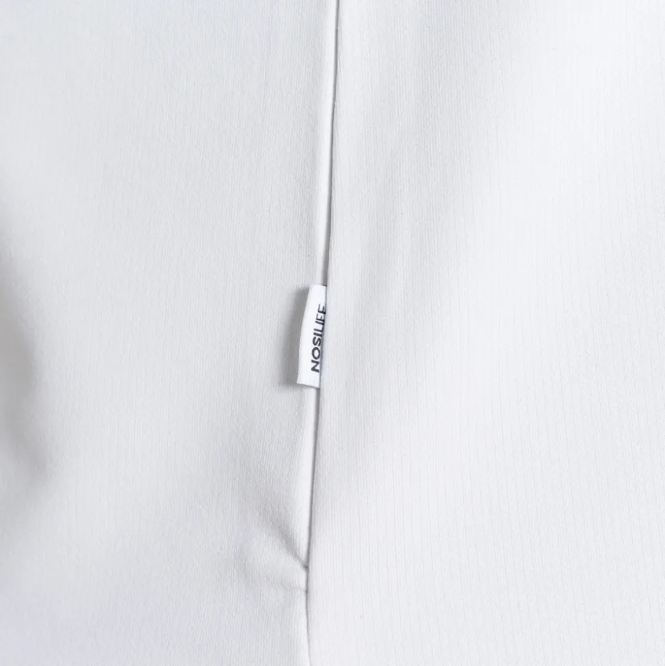 Nosilife Golf Bramshaw Langarm Polohemd für Herren | White