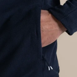 NosiLife Golf Bromsgrove Full Zip Fleece für Herren | Blue Navy