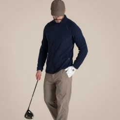 NosiLife Golf Bromsgrove Full Zip Fleece für Herren | Blue Navy