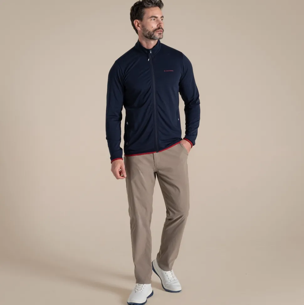 NosiLife Golf Copthorne Full Zip Fleece für Herren | Blue Navy