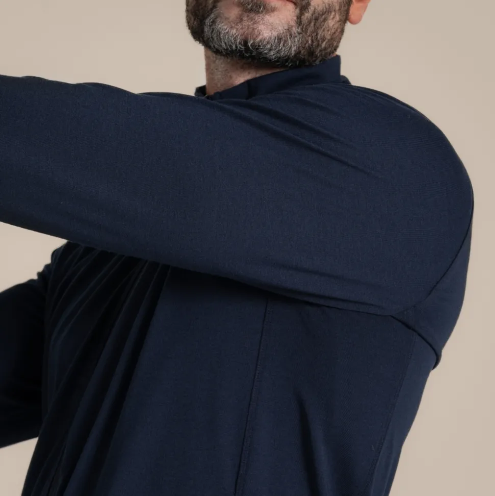 NosiLife Golf Copthorne Full Zip Fleece für Herren | Blue Navy