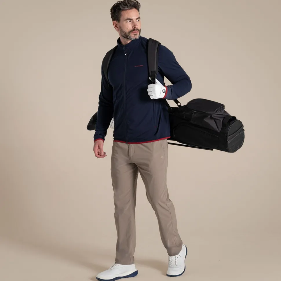 NosiLife Golf Copthorne Full Zip Fleece für Herren | Blue Navy