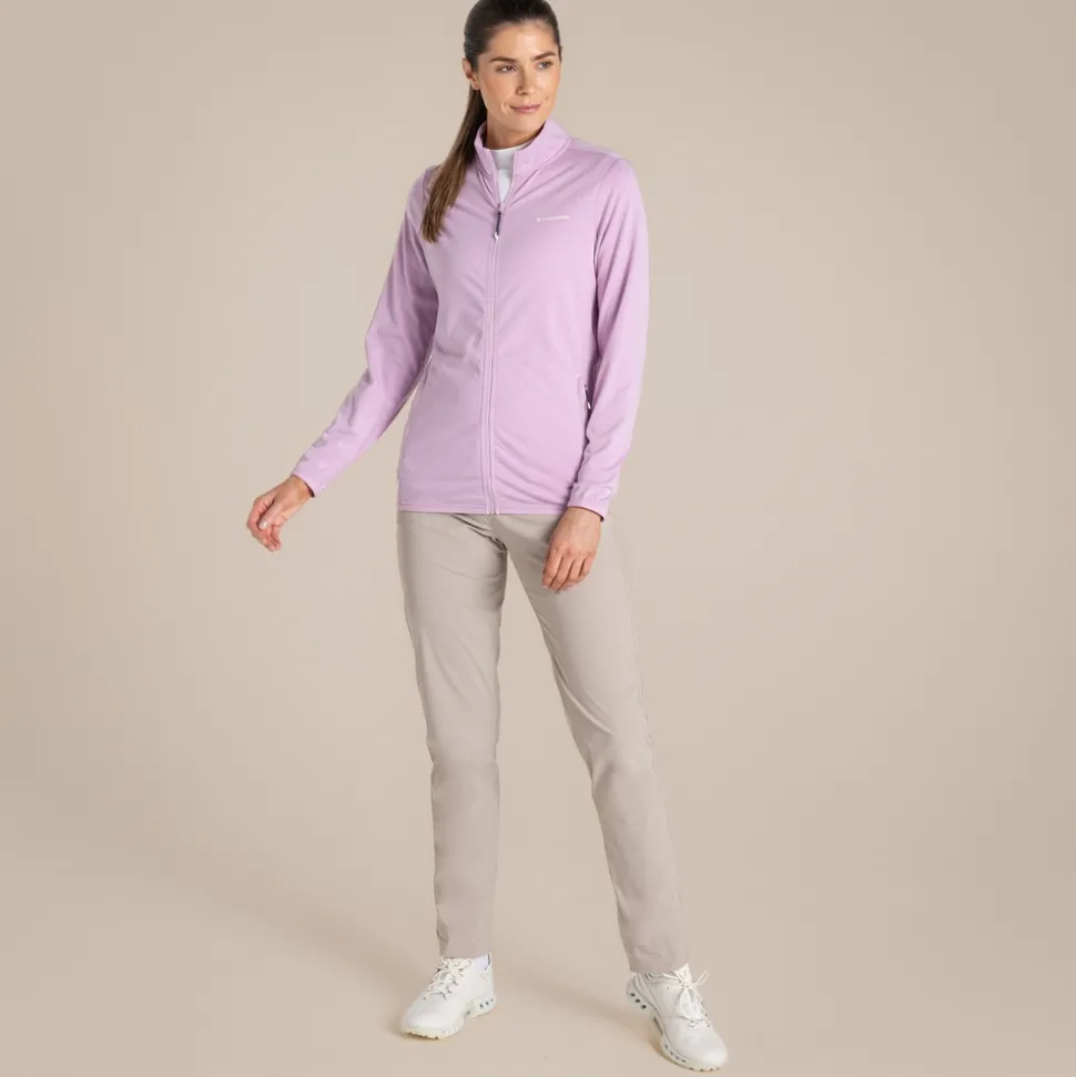 NosiLife Golf Evesham Full Zip Oberteil für Damen | Orchid