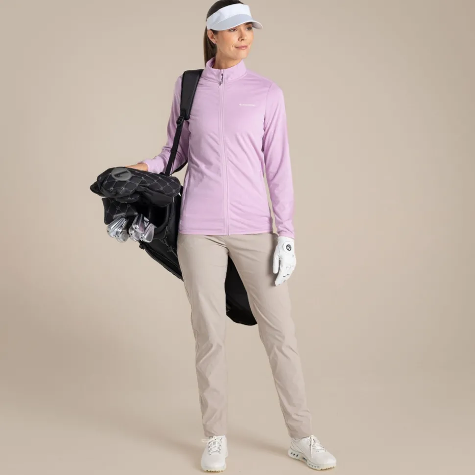 NosiLife Golf Evesham Full Zip Oberteil für Damen | Orchid
