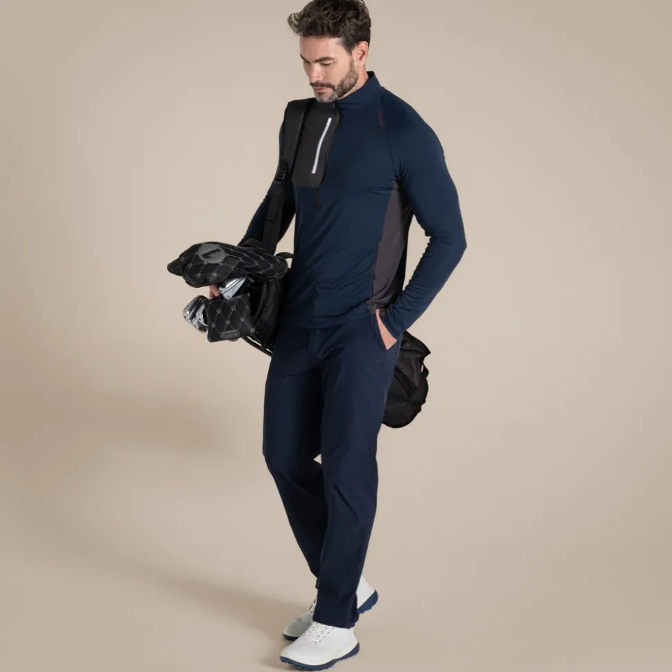 NosiLife Golf Goswick Half Zip Oberteil für Herren | Blue Navy