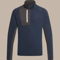 NosiLife Golf Goswick Half Zip Oberteil für Herren | Blue Navy