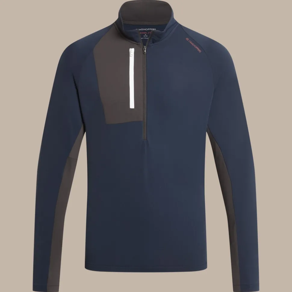 NosiLife Golf Goswick Half Zip Oberteil für Herren | Blue Navy