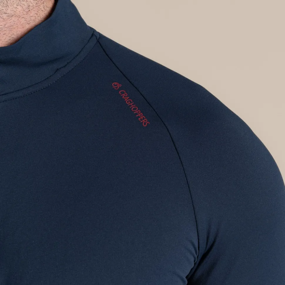 NosiLife Golf Goswick Half Zip Oberteil für Herren | Blue Navy