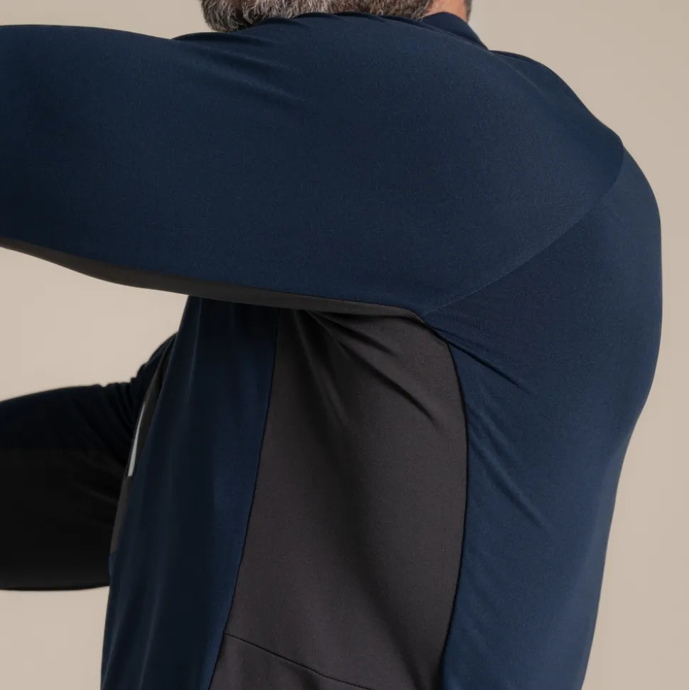 NosiLife Golf Goswick Half Zip Oberteil für Herren | Blue Navy