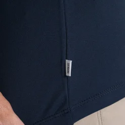 Nosilife Golf Langarmtop mit Stehkragen für Damen | Blue Navy