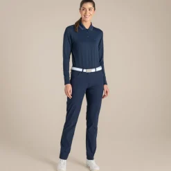 Nosilife Golf Thornbury Langarm Polohemd für Damen | Blue Navy