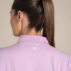 Nosilife Golf Thornbury Langarm Polohemd für Damen | Orchid