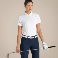 NosiLife GolfThornbury Polohemd mit kurzem Ärmel für Damen | White