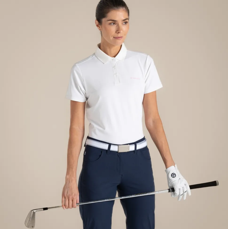 NosiLife GolfThornbury Polohemd mit kurzem Ärmel für Damen | White