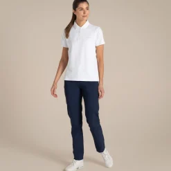 NosiLife GolfThornbury Polohemd mit kurzem Ärmel für Damen | White