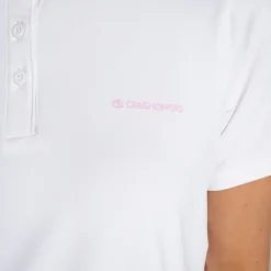 NosiLife GolfThornbury Polohemd mit kurzem Ärmel für Damen | White