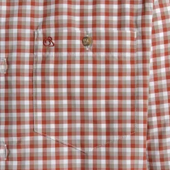 NosiLife Nuoro Check Hemd mit langem Ärmel für Herren | Red Beach Check